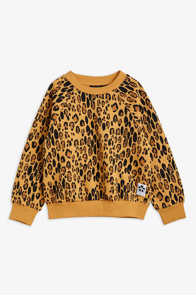 Basic Leopard Sweatshirt by Mini Rodini