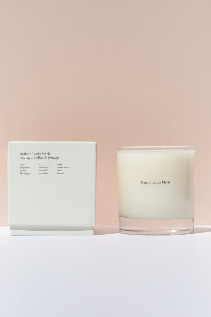 No. 09 Candle (Vallee De Farney) by Maison Louis Marie