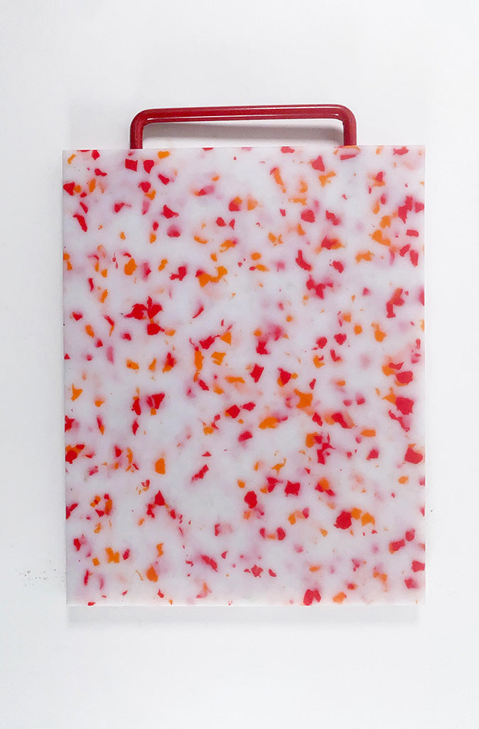 Chopping Board (Red/White) by Fredericks and Mae