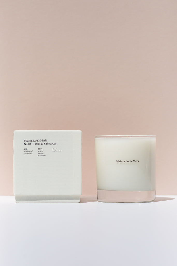 No. 4 Candle (Bois De Balincourt) by Maison Louis Marie